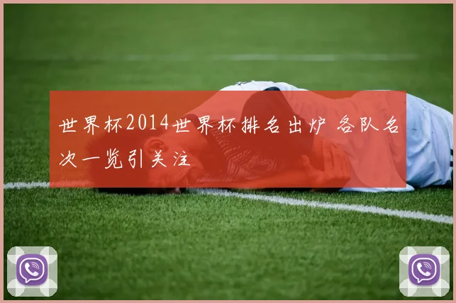 世界杯2014世界杯排名出炉 各队名次一览引关注